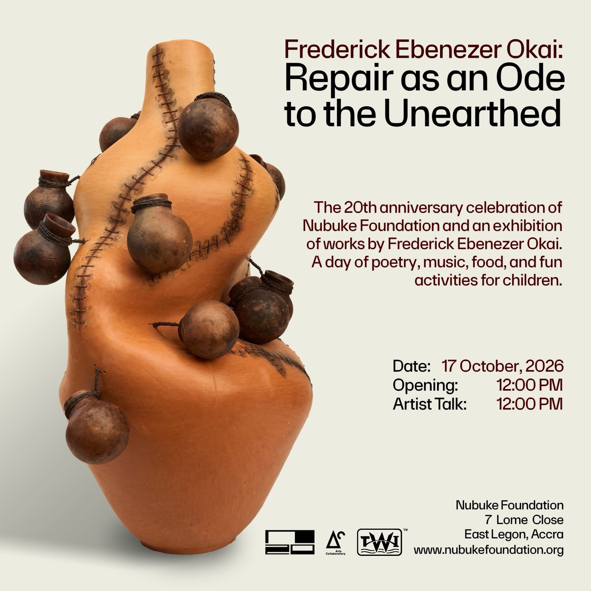 Frederick Ebenezer Okai: Repair as an Ode to the Unearthed at Nubuke Foundation, Accra